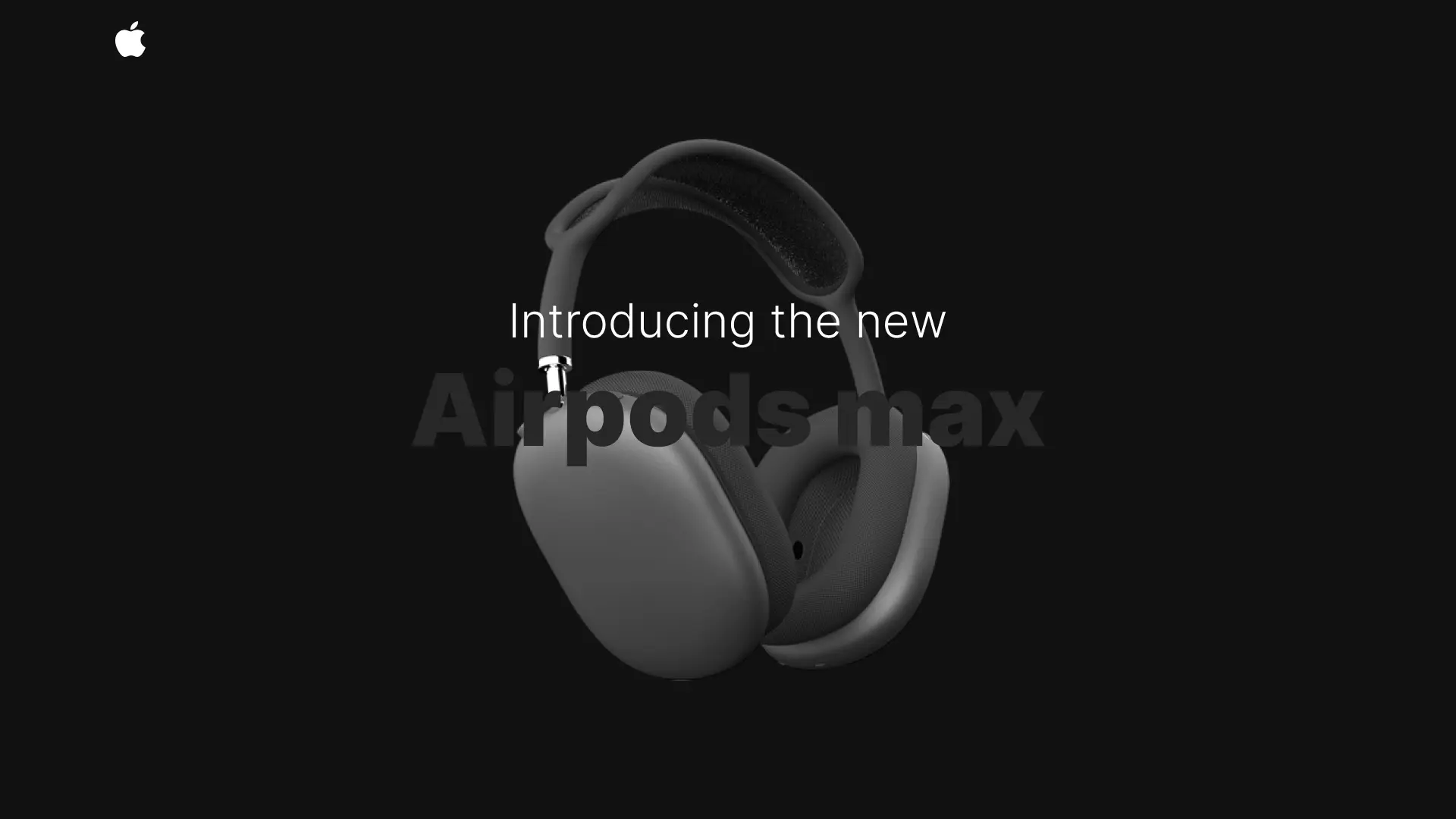 The sketch for the airpods max idea